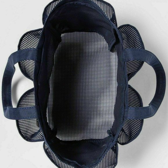 Mesh Shower Caddy Tote Bag With Pockets - Picture 3 of 5